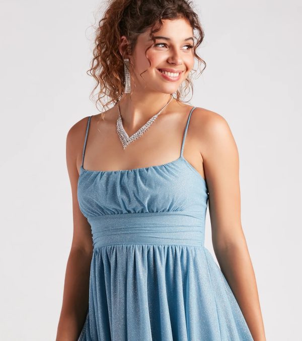 Pop The Bubbly Glitter Mesh Party Dress - Image 4