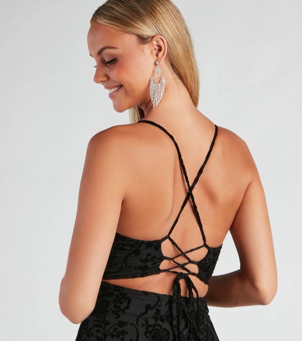 Final Act V-Neck Skater Dress - Image 4
