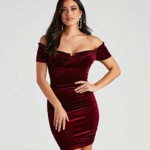 Celebrate All Night Velvet Dress