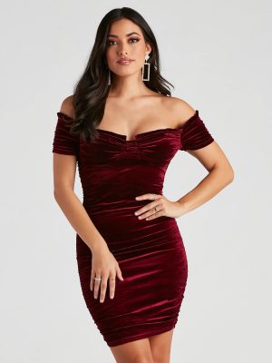 Celebrate All Night Velvet Dress