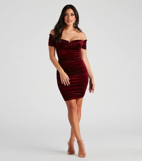 Celebrate All Night Velvet Dress - Image 3