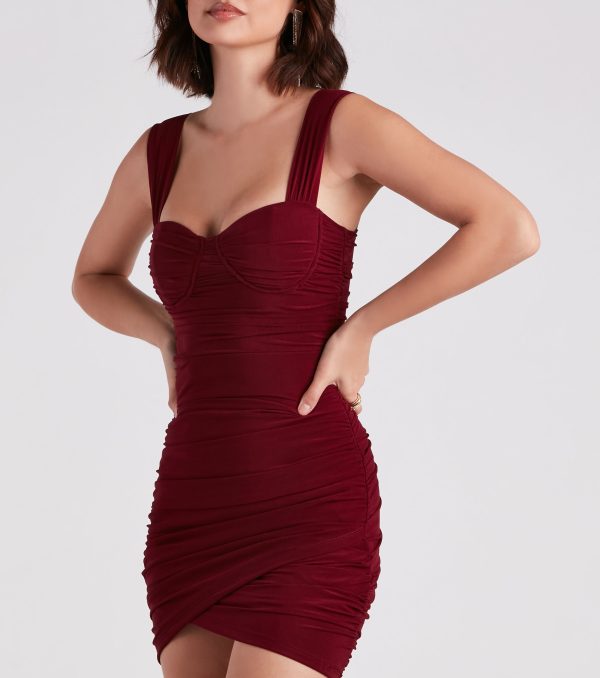Gorgeous Silhouette Ruched Mini Dress - Image 4