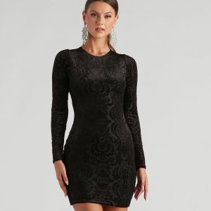 After Midnight Velvet Short Dress