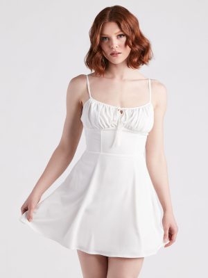 True Staple Short Skater Dress