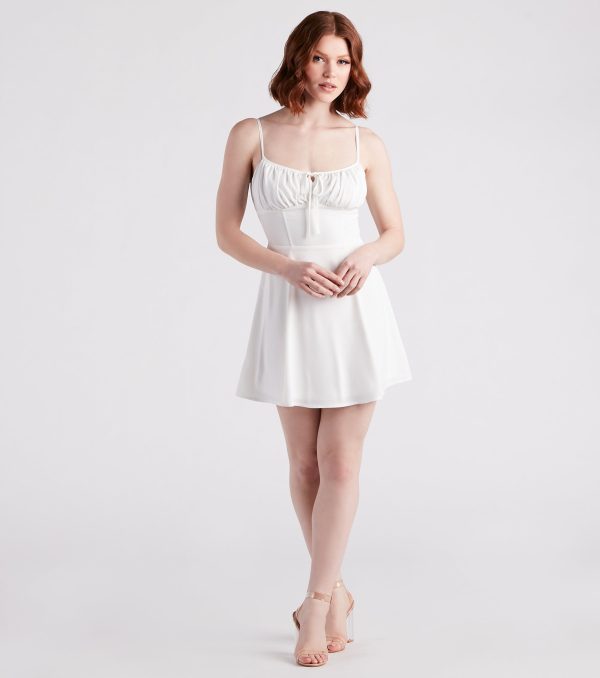 True Staple Short Skater Dress - Image 3