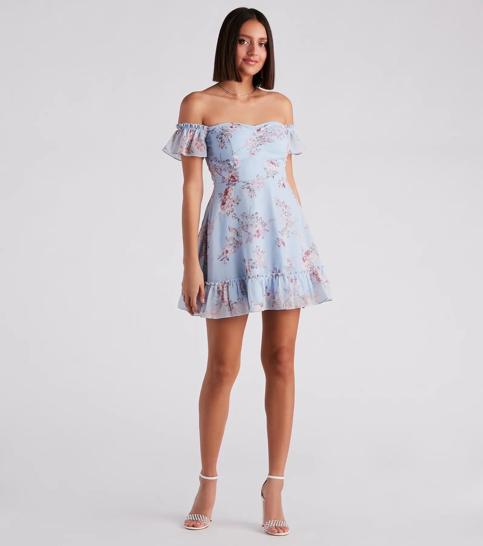 Easy Breezy In Floral Chiffon Dress - Image 3