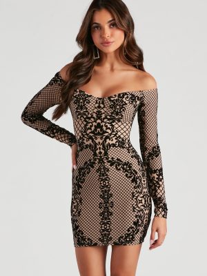 Regal Chick Off The Shoulder Dress