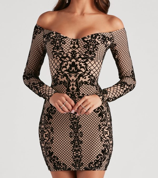 Regal Chick Off The Shoulder Dress - Image 4