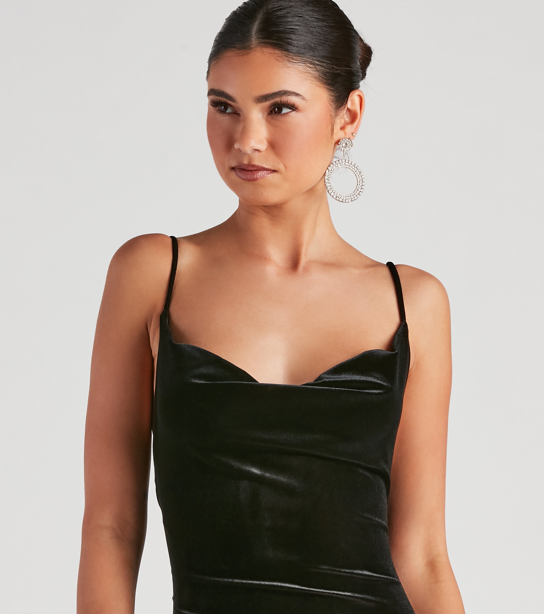 Sweet Love Velvet Midi Slip Dress - Image 4