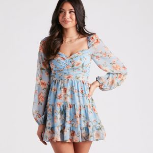 Dreamy Romance Floral Skater Dress