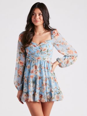 Dreamy Romance Floral Skater Dress