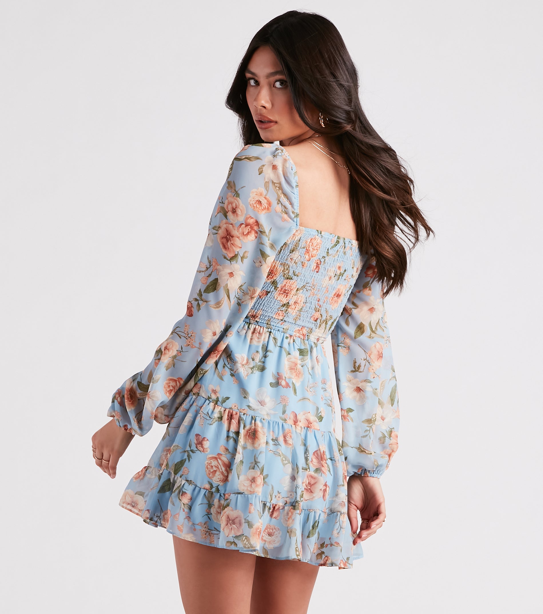 Dreamy Romance Floral Skater Dress - Image 2