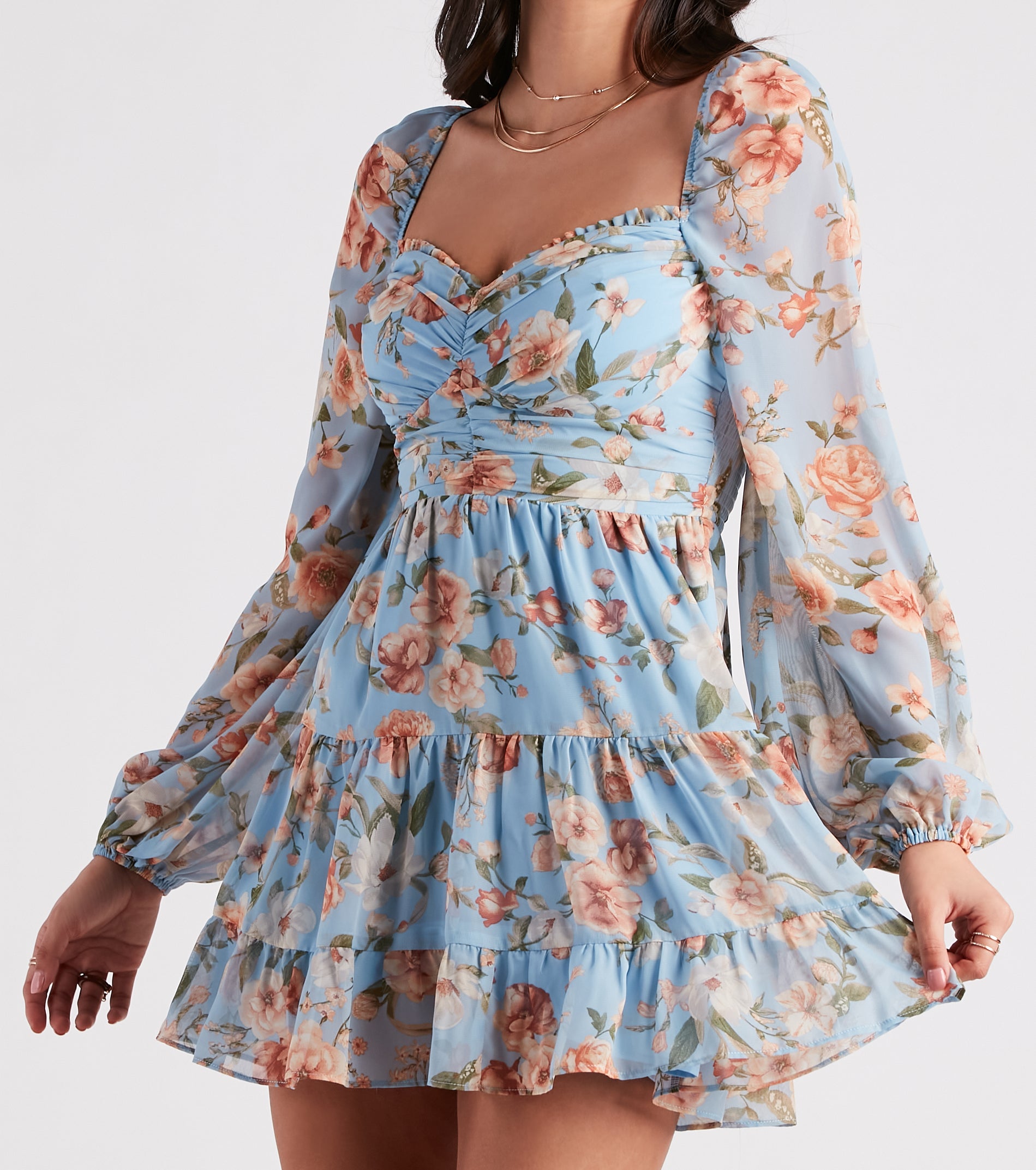 Dreamy Romance Floral Skater Dress - Image 4