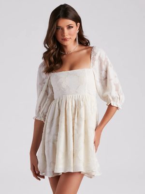 Extra Flair Floral Skater Dress