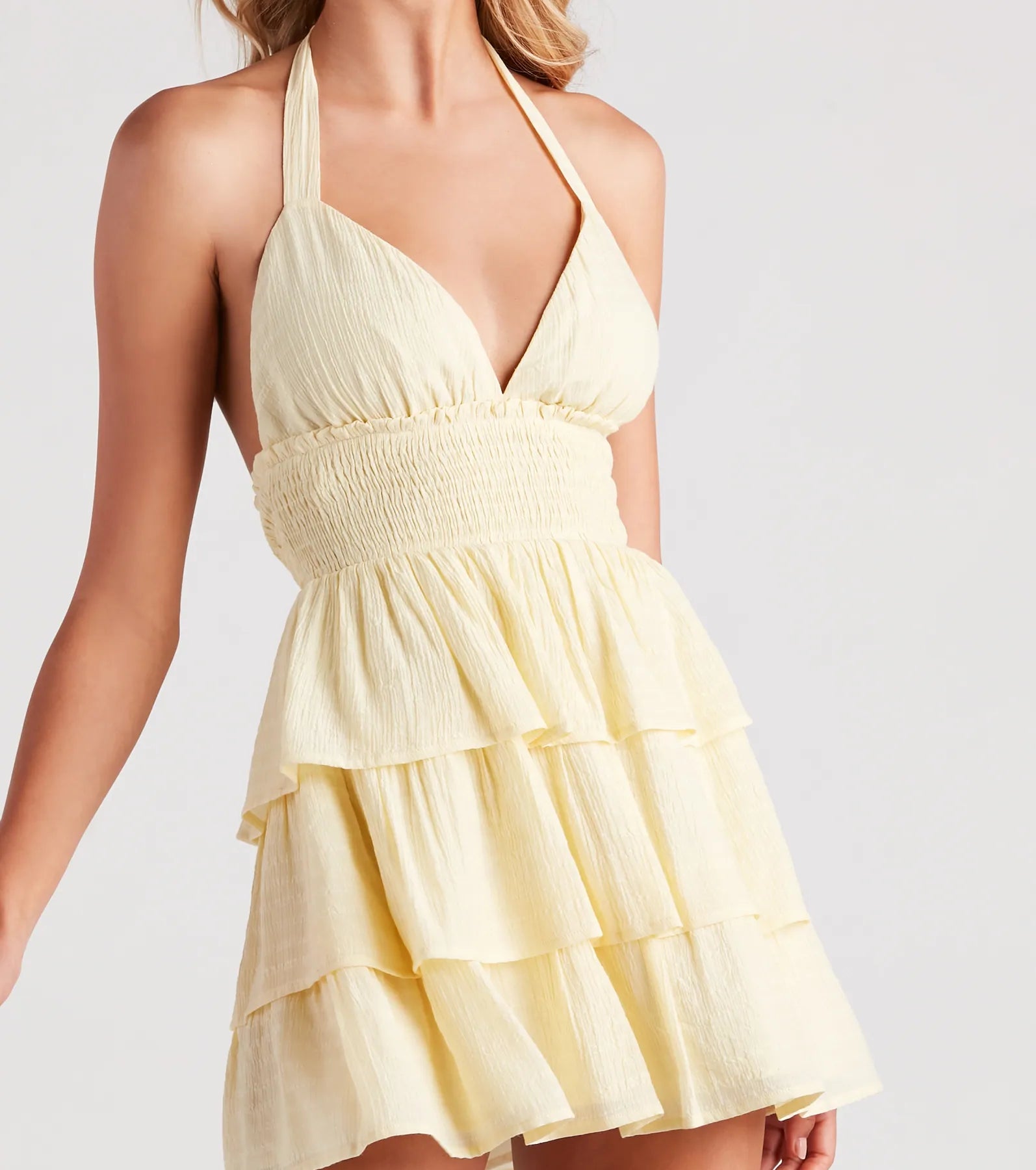 Sunset Happy Hour Ruffled Skater Dress - Image 16