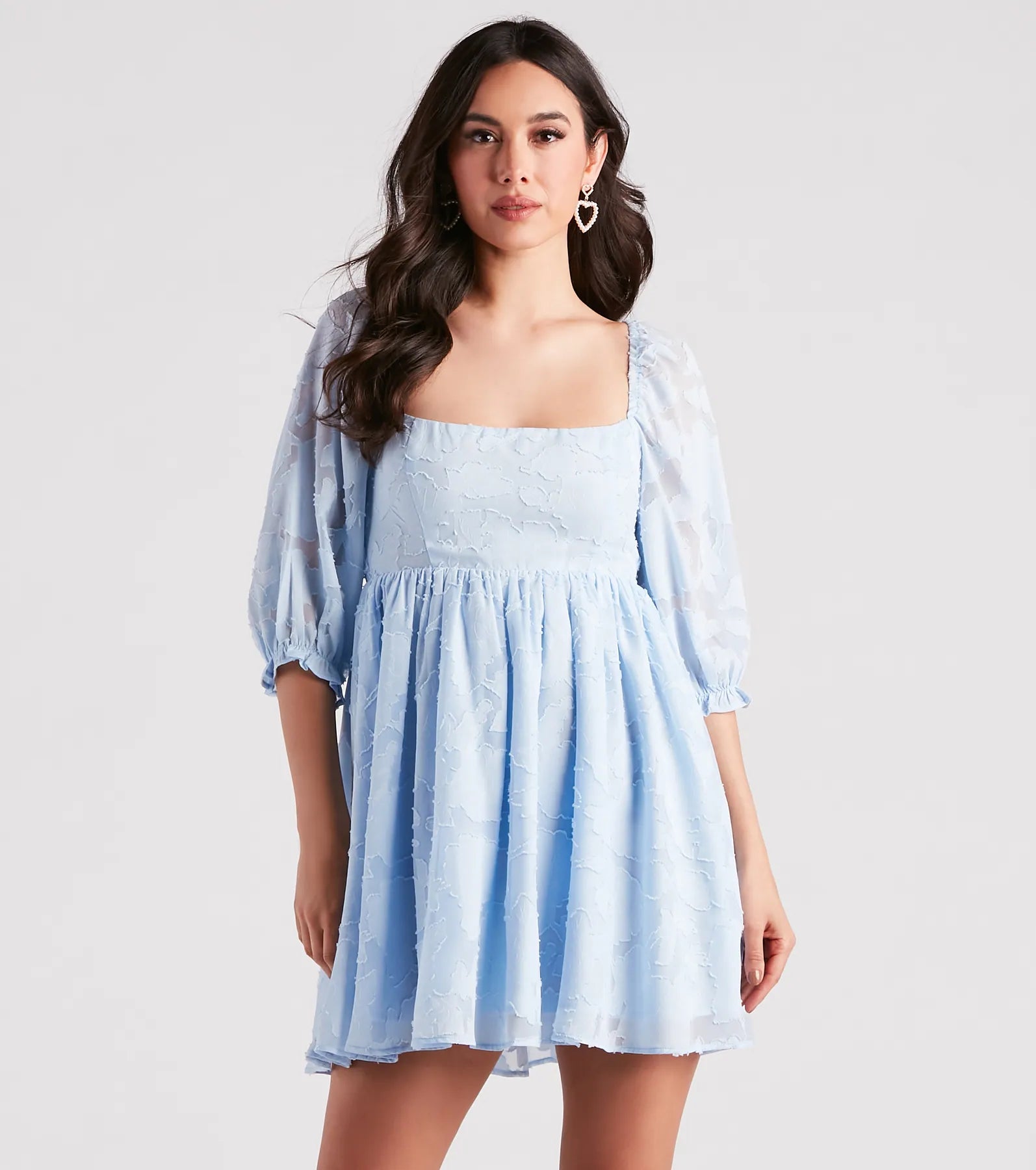 Extra Flair Floral Skater Dress - Image 9
