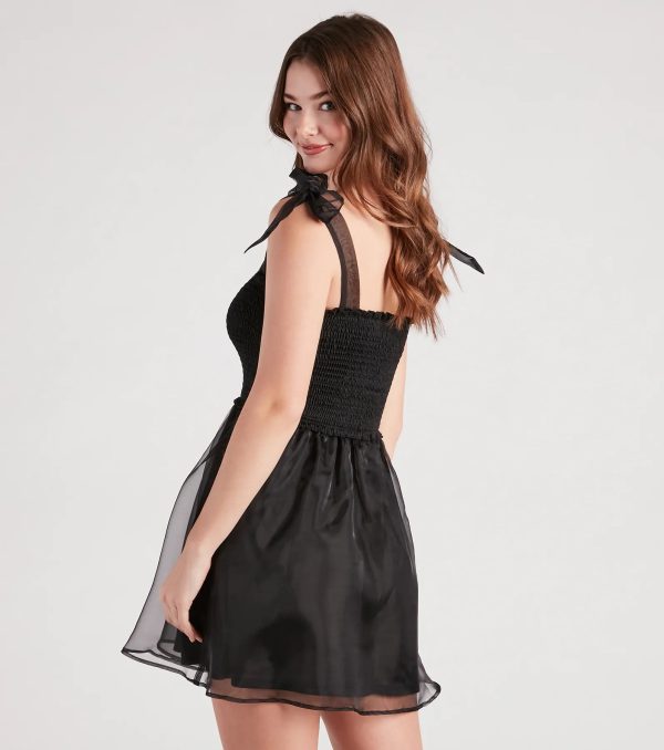 Dinner And Dessert Smocked Skater Dress - Image 2