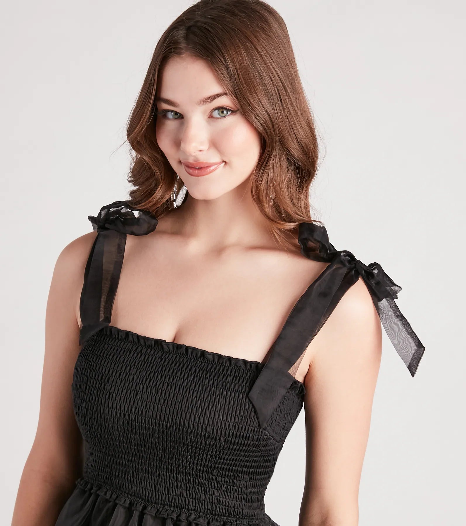 Dinner And Dessert Smocked Skater Dress - Image 4