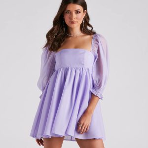 Darling Delight Short Skater Dress