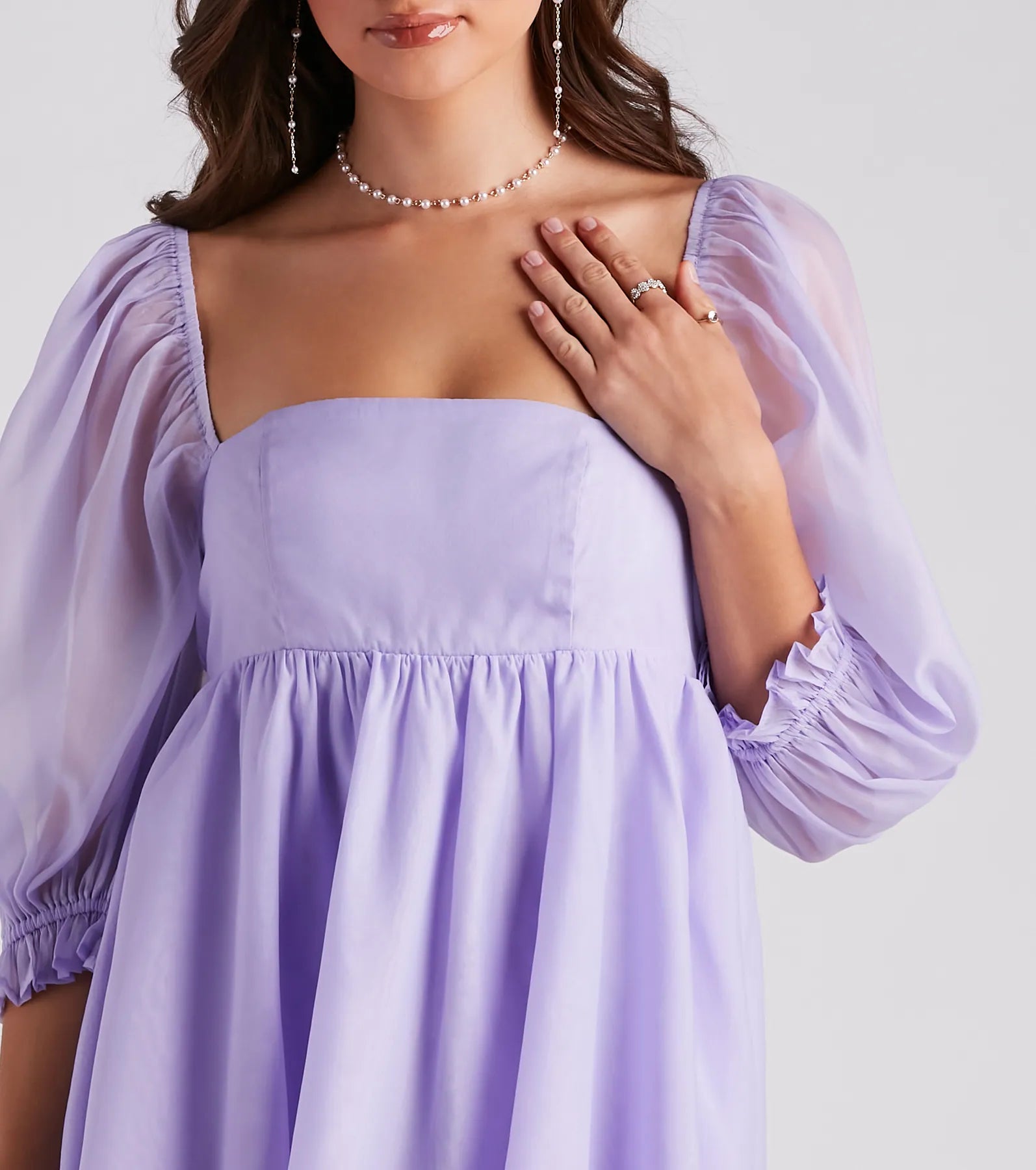 Darling Delight Short Skater Dress - Image 4