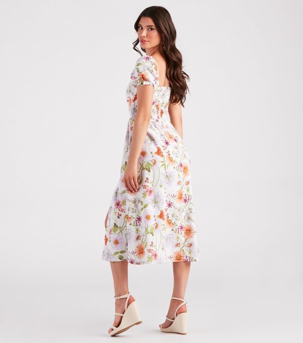Room To Grow Floral Cutout Midi Dress - Image 2
