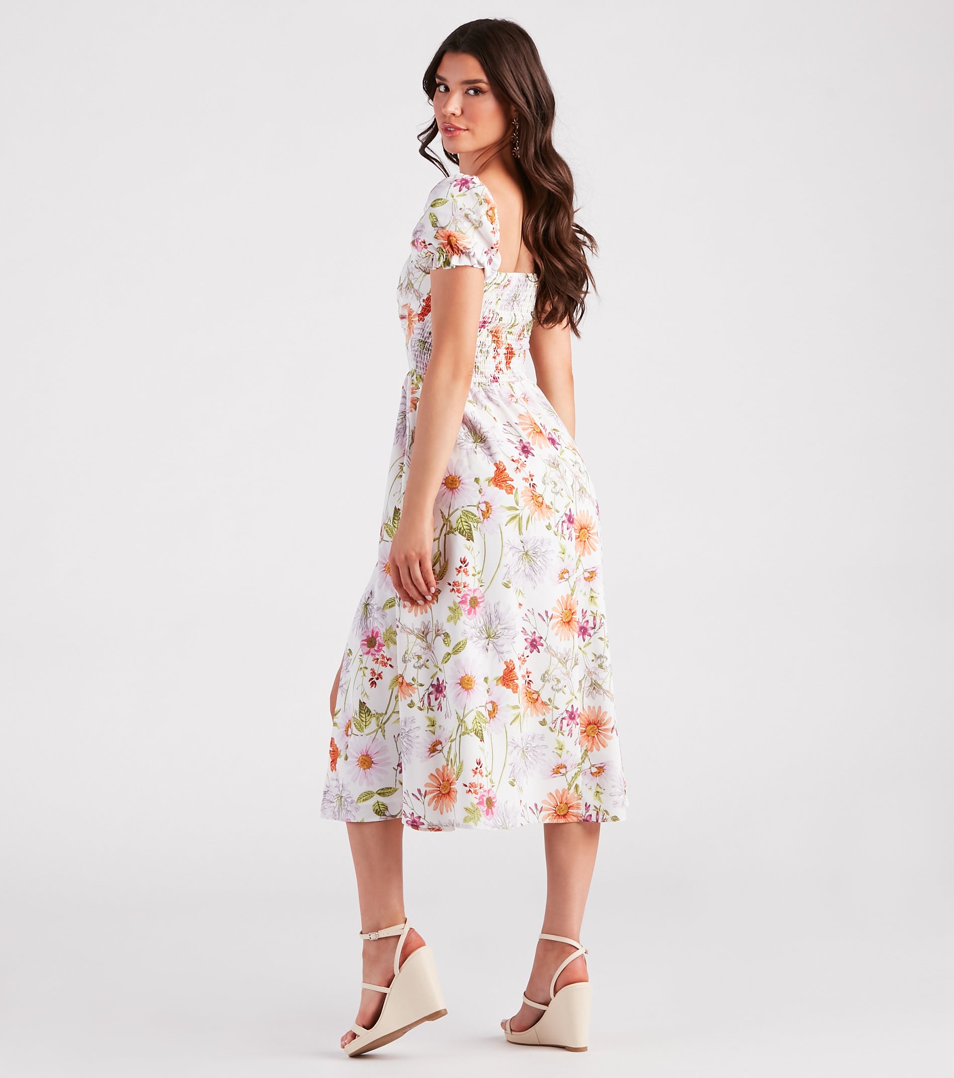 Room To Grow Floral Cutout Midi Dress - Image 2