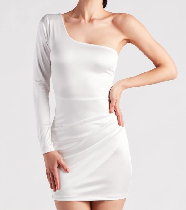 Seriously Cute Satin Cutout Dress - Image 8