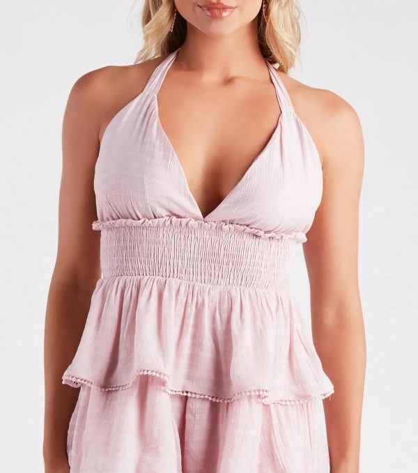 Sunset Happy Hour Ruffled Skater Dress - Image 12