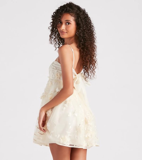 Eden Flower Babydoll Party Dress - Image 6