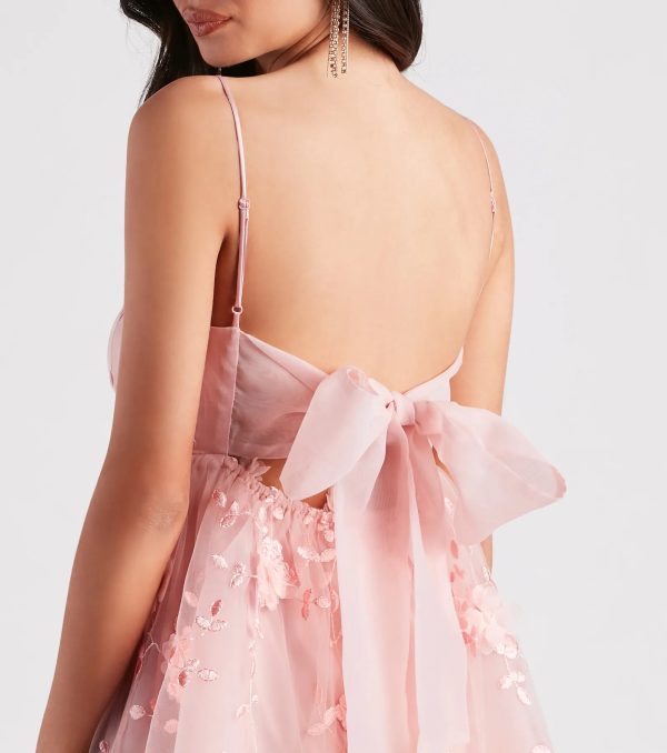Eden Flower Babydoll Party Dress - Image 4