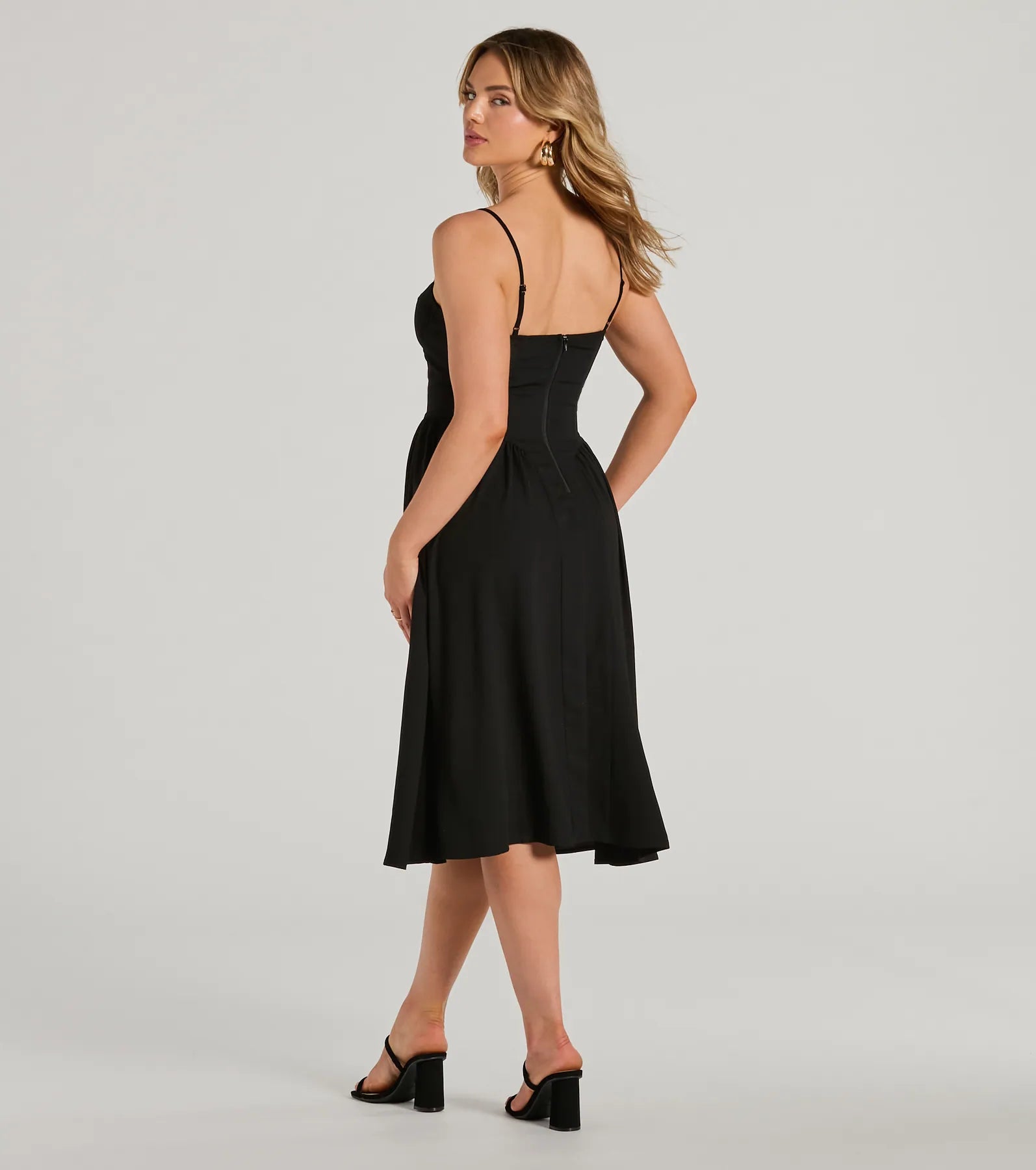 Blissful Afternoons Corset A-Line Midi Dress - Image 2