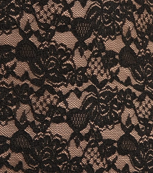 Something Chic V-Neck Lace Ruffle Mini Dress - Image 3