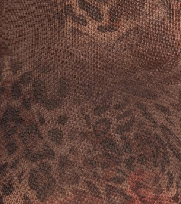 Fierce Allure Leopard Print Mesh Maxi Dress - Image 4