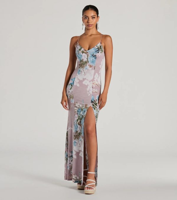 Blooming Floral Knit Maxi Dress - Image 6