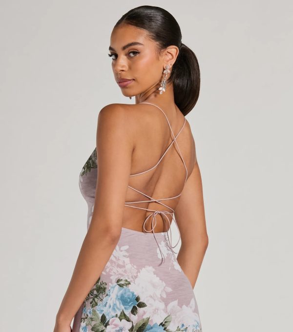 Blooming Floral Knit Maxi Dress - Image 9