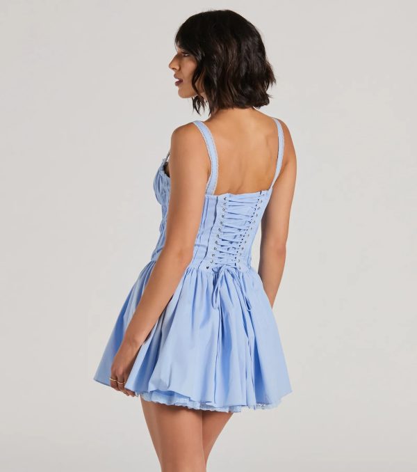 So Darling Woven Drop-Waist Skater Dress - Image 3