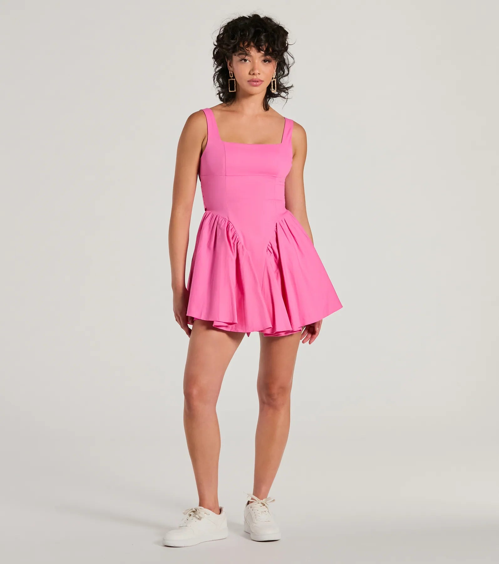 Stunning Sweetie Open Back Bow Skater Dress - Image 9