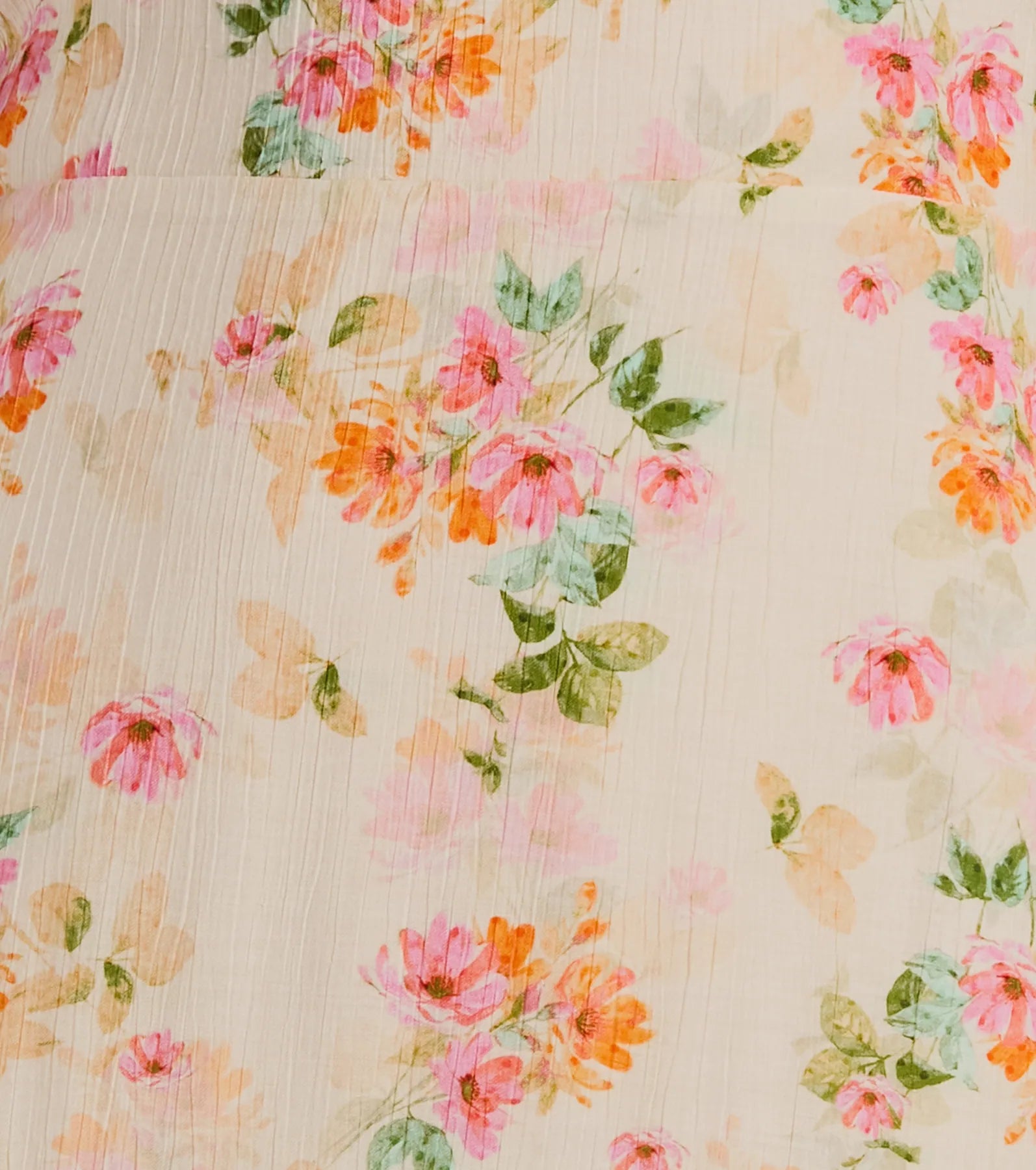 Soiree Hour Lace-Up Ruffled Floral Midi Dress - Image 3