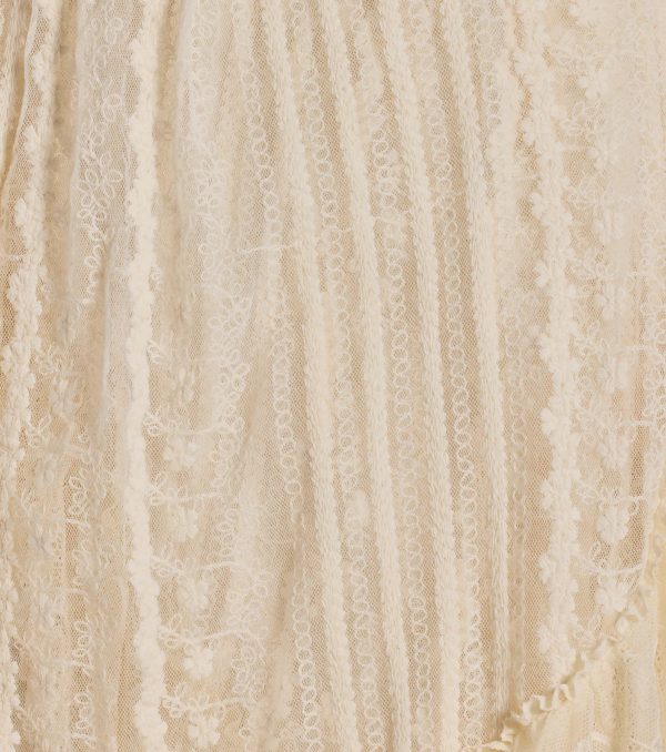 Love Of Details V-Neck Lace-Up Skater Dress - Image 3