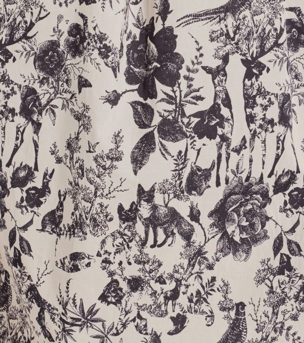Into The Floral Forest Strapless A-Line Midi Dress - Image 3