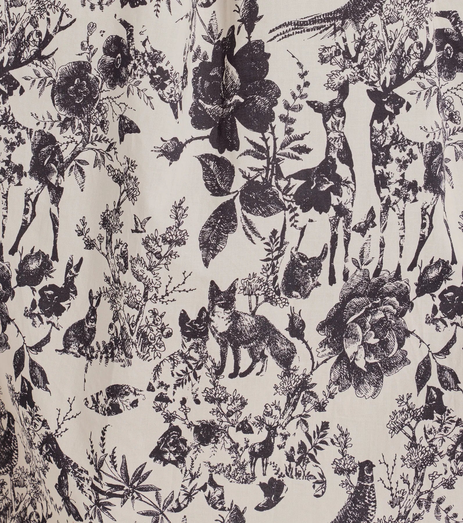 Into The Floral Forest Strapless A-Line Midi Dress - Image 3