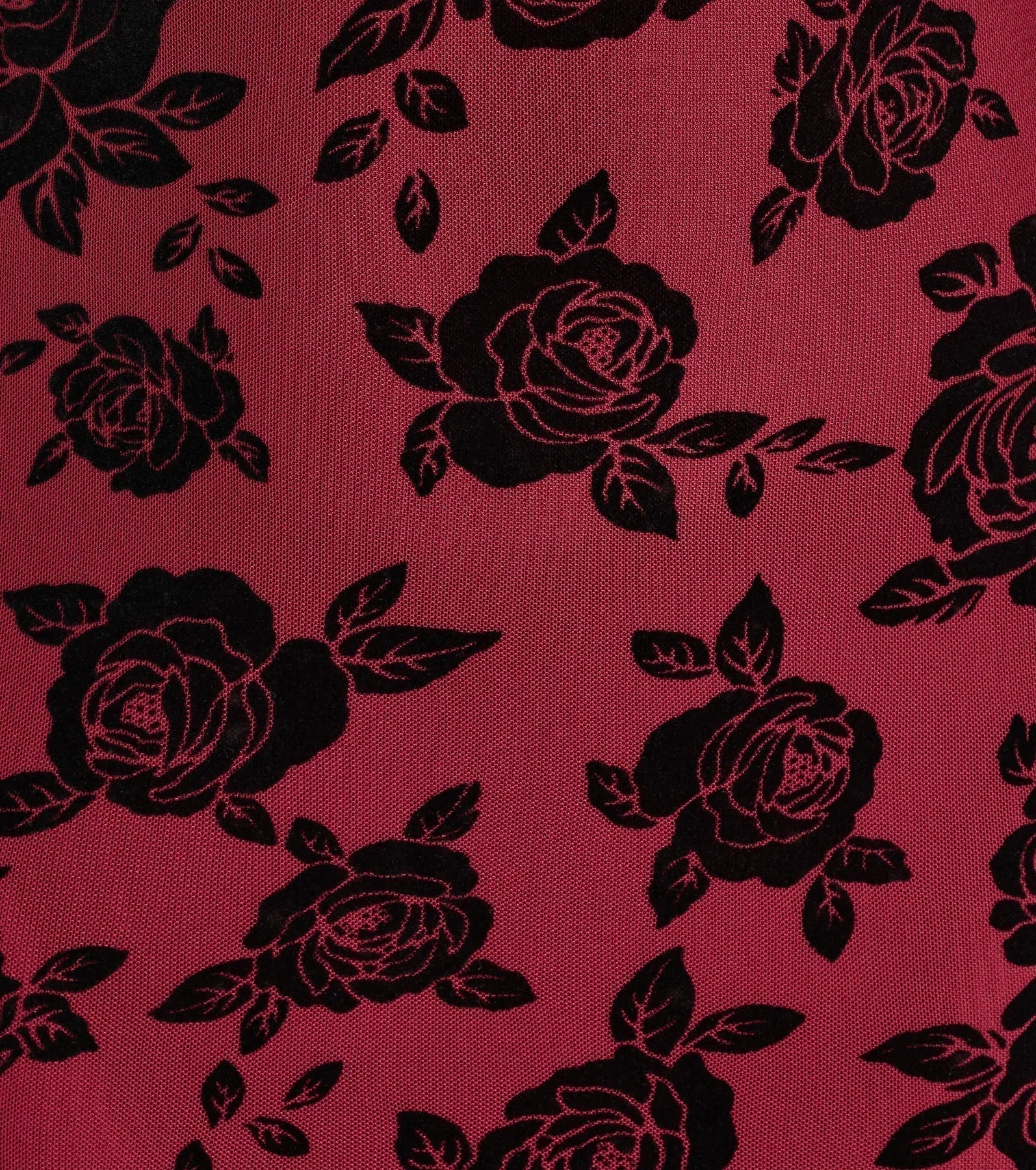 Irresistible Romance Rose Velvet Lace Midi Dress - Image 15