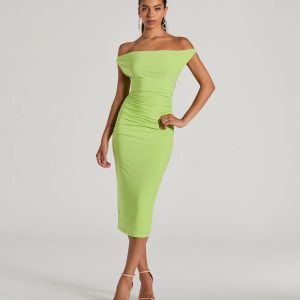 Tricks Of The Trade Convertible Bodycon Midi Dress