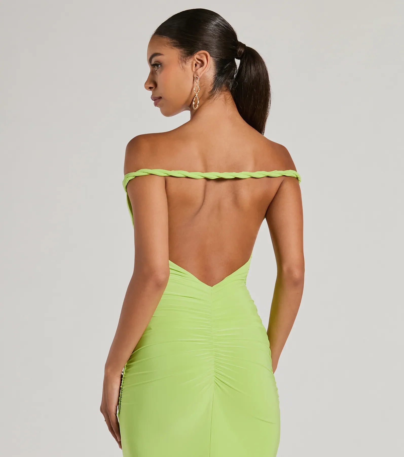 Tricks Of The Trade Convertible Bodycon Midi Dress - Image 4