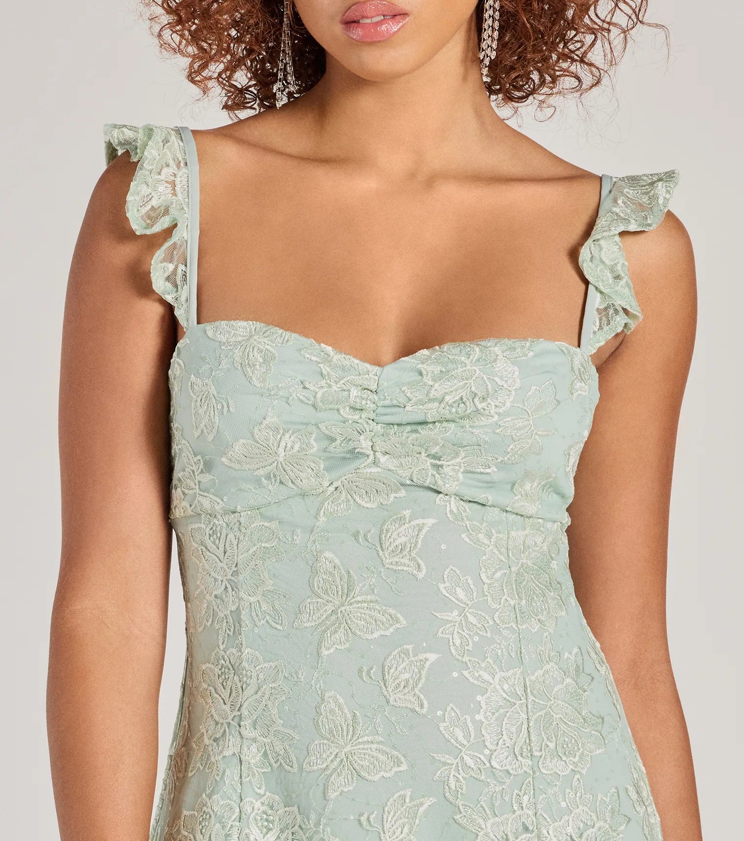 Enchanting Impression Butterfly Lace-Up Skater Dress - Image 11