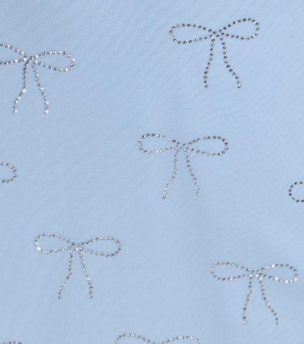 Major Flirt Rhinestone Bow A-Line Mini Dress - Image 4