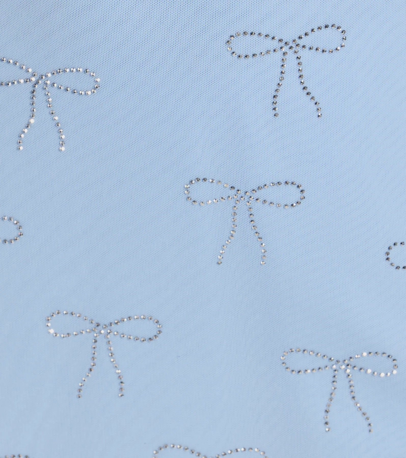 Major Flirt Rhinestone Bow A-Line Mini Dress - Image 4