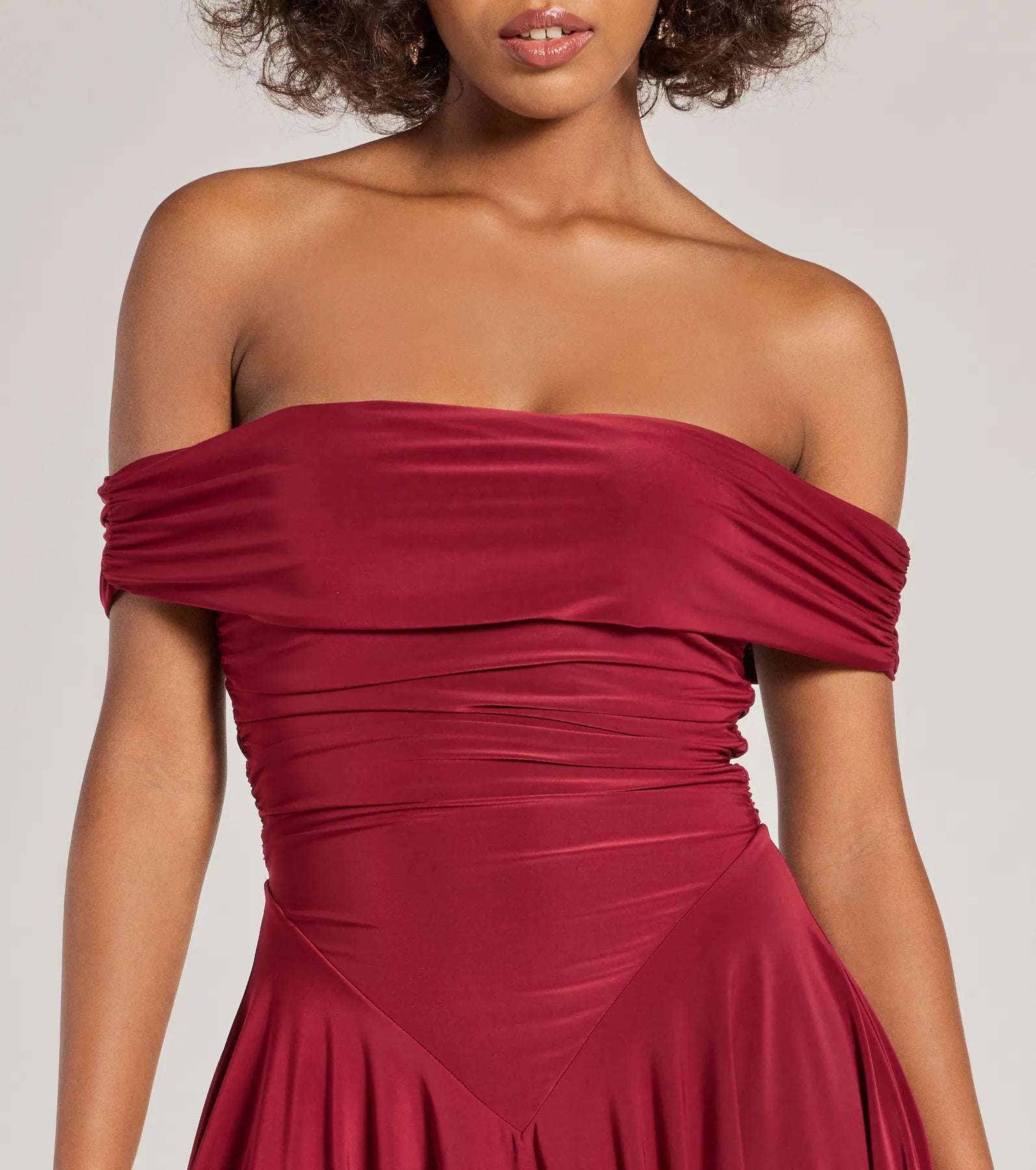 Be With You Off-The-Shoulder Skater Dress - Image 4