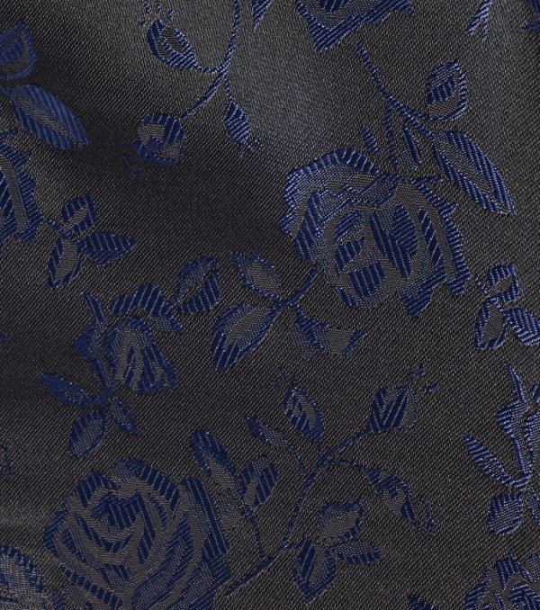 Chic Romance Floral Satin Lace-Up Skater Dress - Image 4