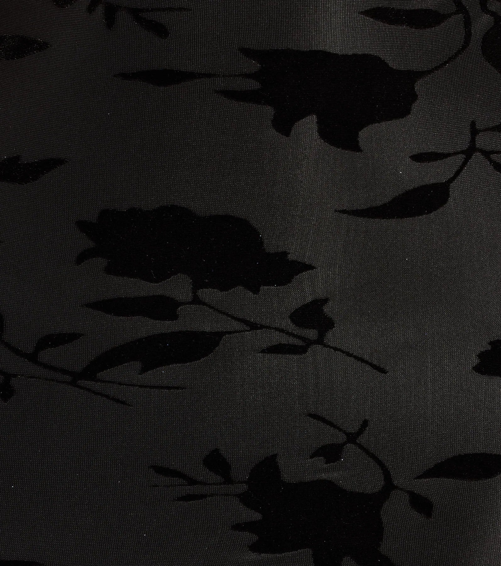 A Little Bit Chic Floral Velvet Burnout Mini Dress - Image 4